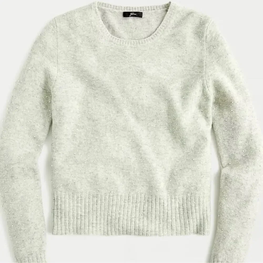 J.Crew Gemstone Sweater in Supersoft Wool Alpaca Yarn in Gray Size 3X